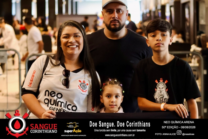 50º Edição - Campanha Sangue Corinthiano - Neo Quimíca Arena - 08 de Agosto 2026
