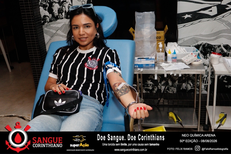 50º Edição - Campanha Sangue Corinthiano - Neo Quimíca Arena - 08 de Agosto 2026