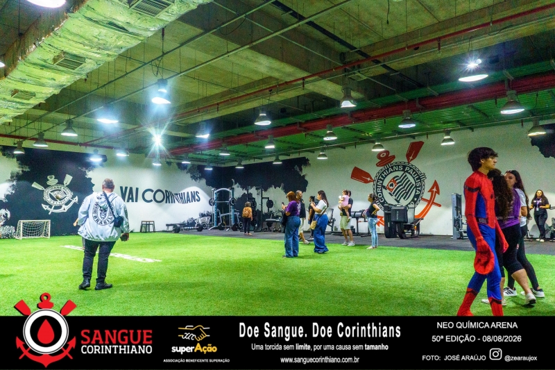 50º Edição - Campanha Sangue Corinthiano - Neo Quimíca Arena - 08 de Agosto 2026