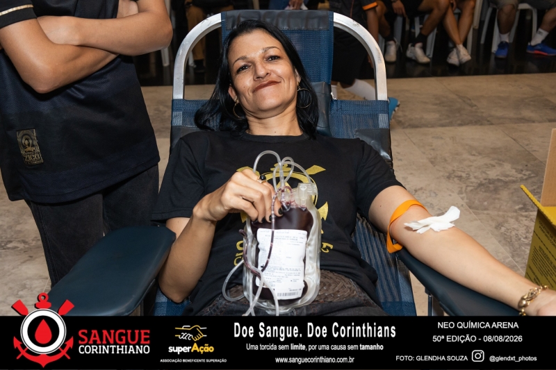 50º Edição - Campanha Sangue Corinthiano - Neo Quimíca Arena - 08 de Agosto 2026