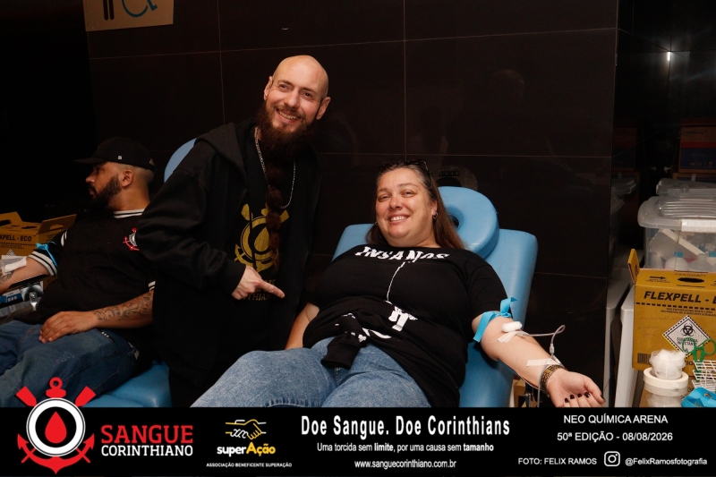 50º Edição - Campanha Sangue Corinthiano - Neo Quimíca Arena - 08 de Agosto 2026