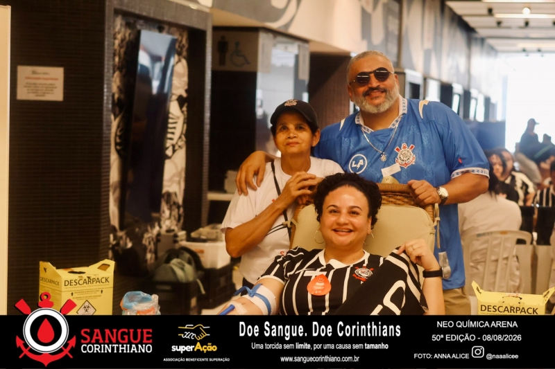 50º Edição - Campanha Sangue Corinthiano - Neo Quimíca Arena - 08 de Agosto 2026