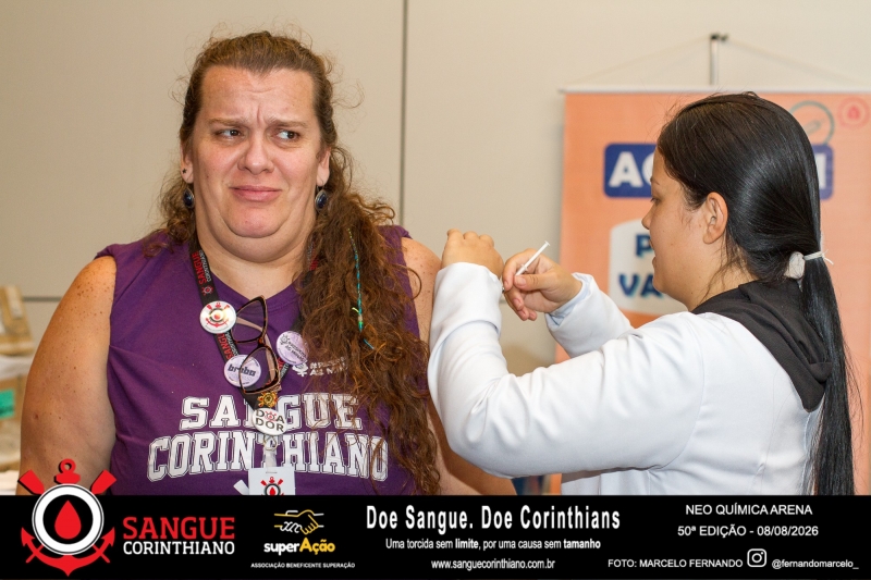 50º Edição - Campanha Sangue Corinthiano - Neo Quimíca Arena - 08 de Agosto 2026