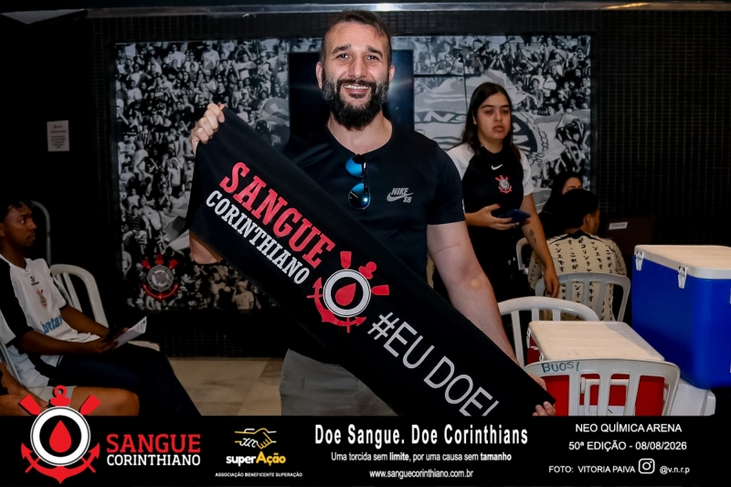 50º Edição - Campanha Sangue Corinthiano - Neo Quimíca Arena - 08 de Agosto 2026