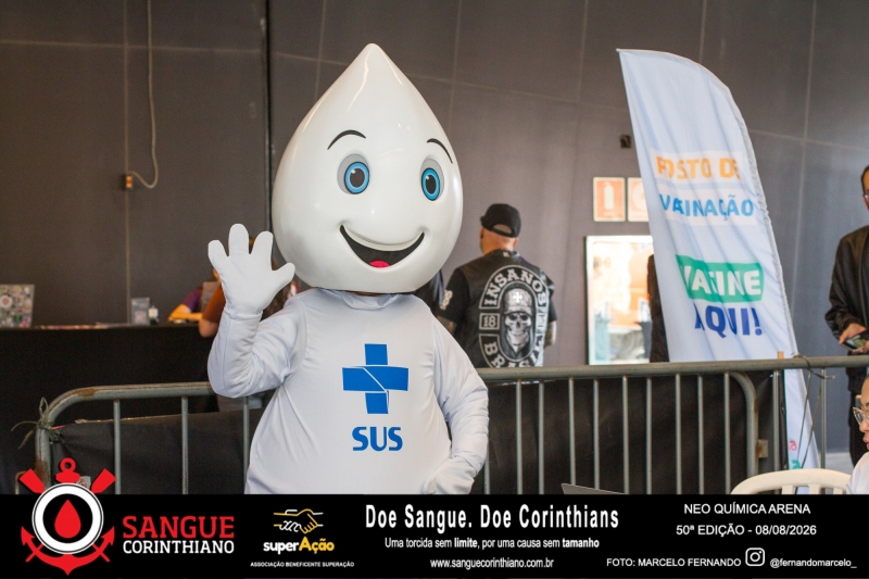 50º Edição - Campanha Sangue Corinthiano - Neo Quimíca Arena - 08 de Agosto 2026