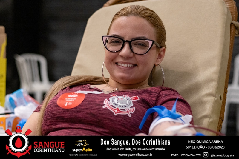50º Edição - Campanha Sangue Corinthiano - Neo Quimíca Arena - 08 de Agosto 2026