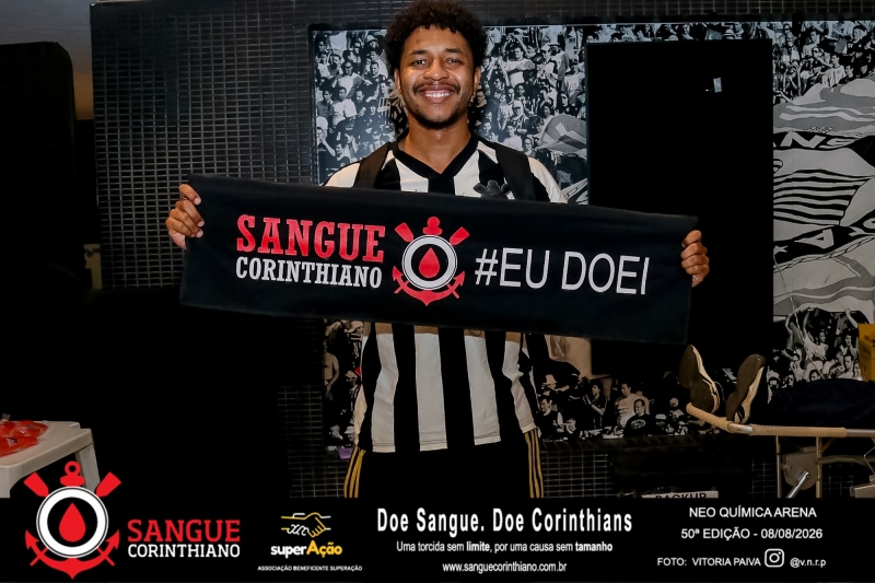 50º Edição - Campanha Sangue Corinthiano - Neo Quimíca Arena - 08 de Agosto 2026