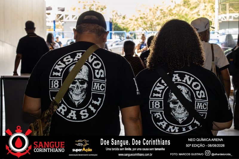 50º Edição - Campanha Sangue Corinthiano - Neo Quimíca Arena - 08 de Agosto 2026