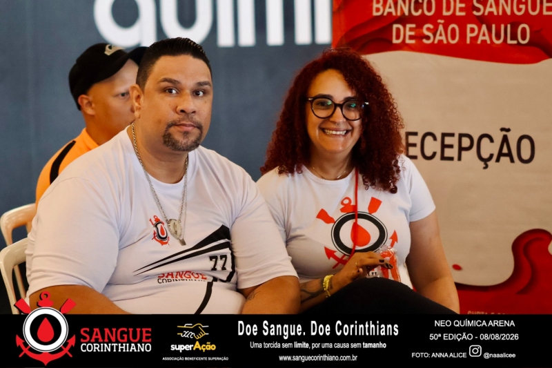 50º Edição - Campanha Sangue Corinthiano - Neo Quimíca Arena - 08 de Agosto 2026