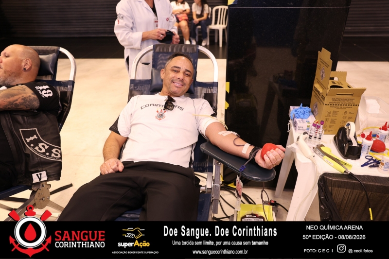 50º Edição - Campanha Sangue Corinthiano - Neo Quimíca Arena - 08 de Agosto 2026