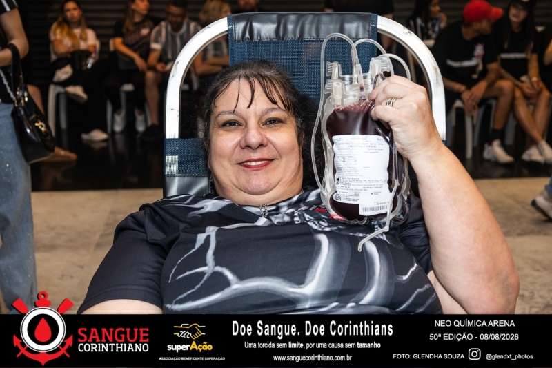 50º Edição - Campanha Sangue Corinthiano - Neo Quimíca Arena - 08 de Agosto 2026