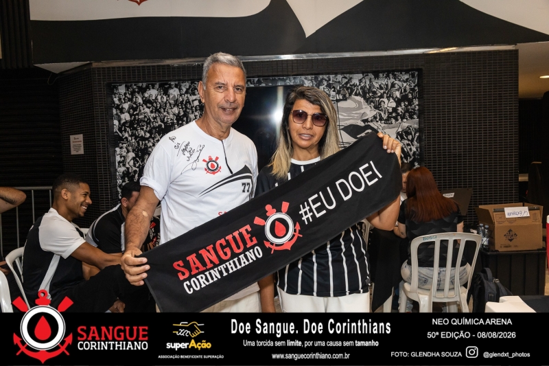 50º Edição - Campanha Sangue Corinthiano - Neo Quimíca Arena - 08 de Agosto 2026