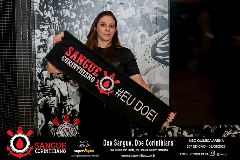 50º Edição - Campanha Sangue Corinthiano - Neo Quimíca Arena - 08 de Agosto 2026