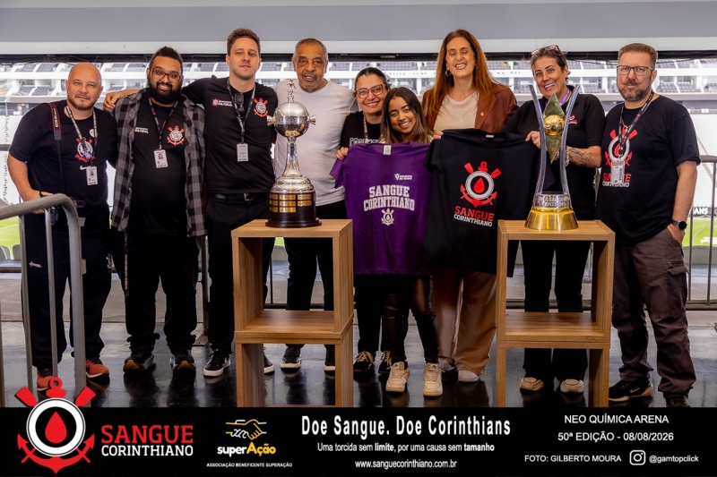 50º Edição - Campanha Sangue Corinthiano - Neo Quimíca Arena - 08 de Agosto 2026