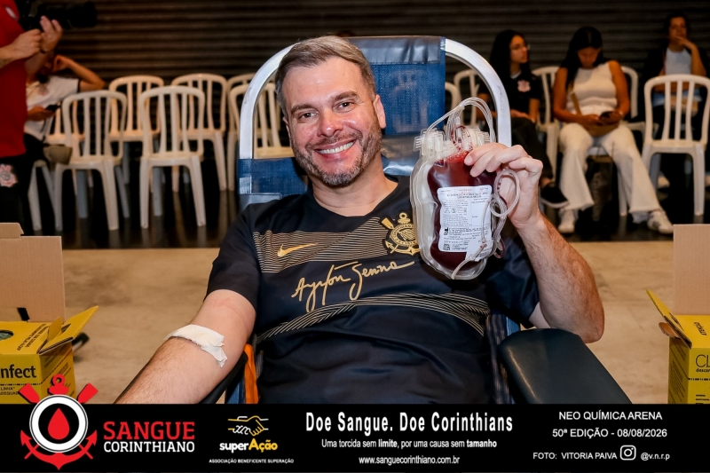 50º Edição - Campanha Sangue Corinthiano - Neo Quimíca Arena - 08 de Agosto 2026