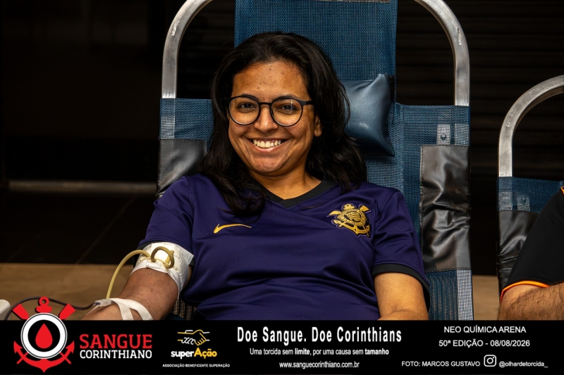 50º Edição - Campanha Sangue Corinthiano - Neo Quimíca Arena - 08 de Agosto 2026
