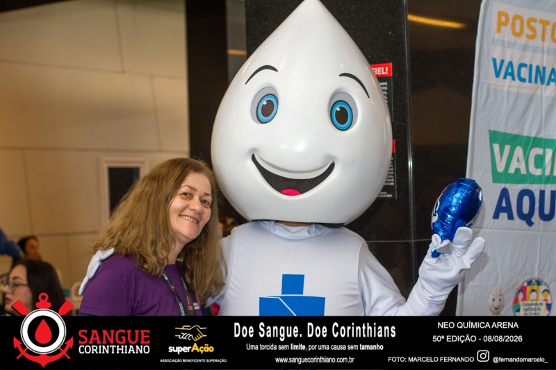 50º Edição - Campanha Sangue Corinthiano - Neo Quimíca Arena - 08 de Agosto 2026