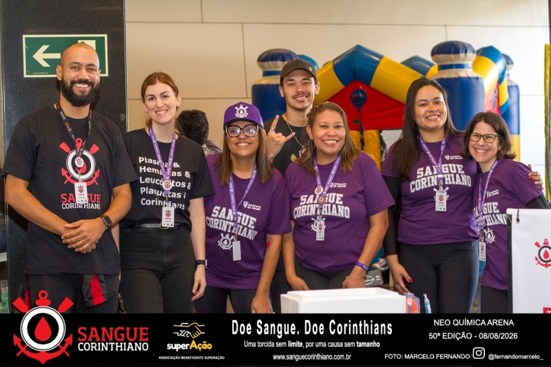 50º Edição - Campanha Sangue Corinthiano - Neo Quimíca Arena - 08 de Agosto 2026