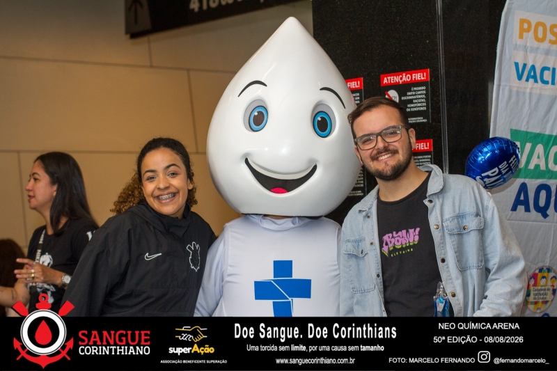 50º Edição - Campanha Sangue Corinthiano - Neo Quimíca Arena - 08 de Agosto 2026
