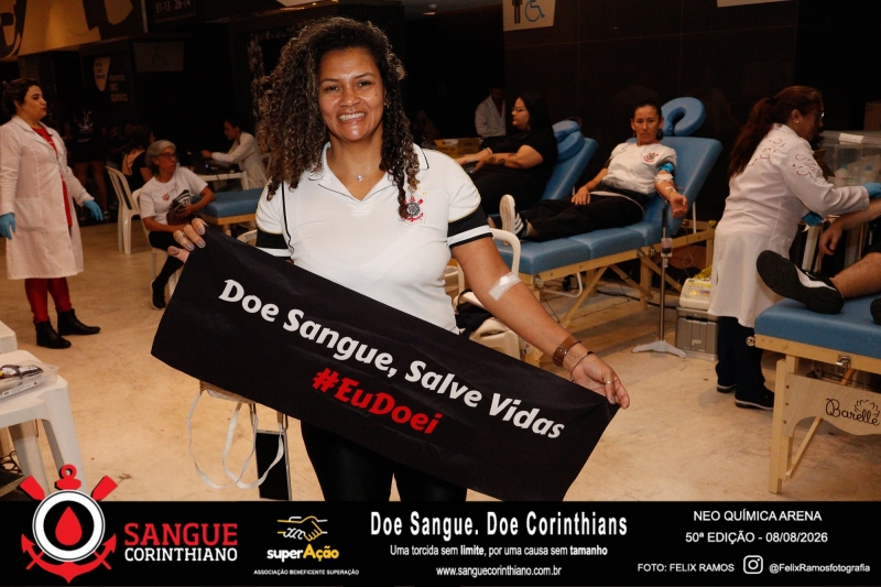50º Edição - Campanha Sangue Corinthiano - Neo Quimíca Arena - 08 de Agosto 2026