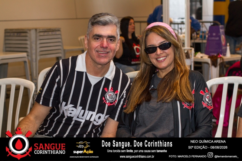 50º Edição - Campanha Sangue Corinthiano - Neo Quimíca Arena - 08 de Agosto 2026
