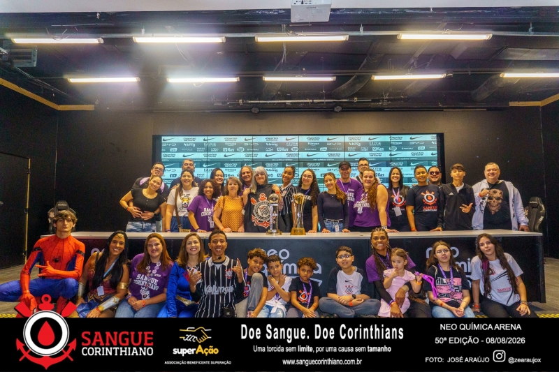 50º Edição - Campanha Sangue Corinthiano - Neo Quimíca Arena - 08 de Agosto 2026