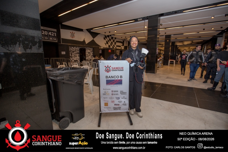 50º Edição - Campanha Sangue Corinthiano - Neo Quimíca Arena - 08 de Agosto 2026