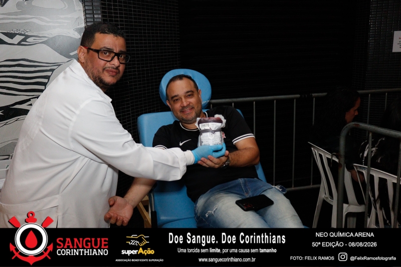 50º Edição - Campanha Sangue Corinthiano - Neo Quimíca Arena - 08 de Agosto 2026