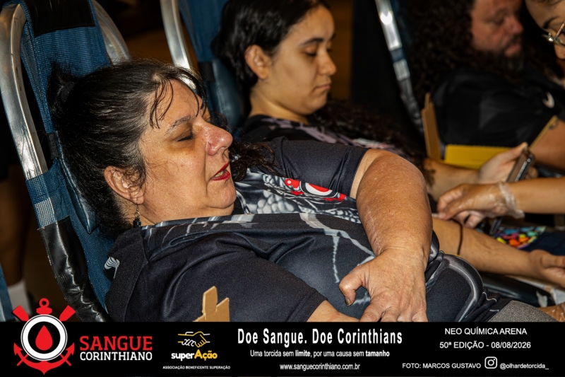50º Edição - Campanha Sangue Corinthiano - Neo Quimíca Arena - 08 de Agosto 2026