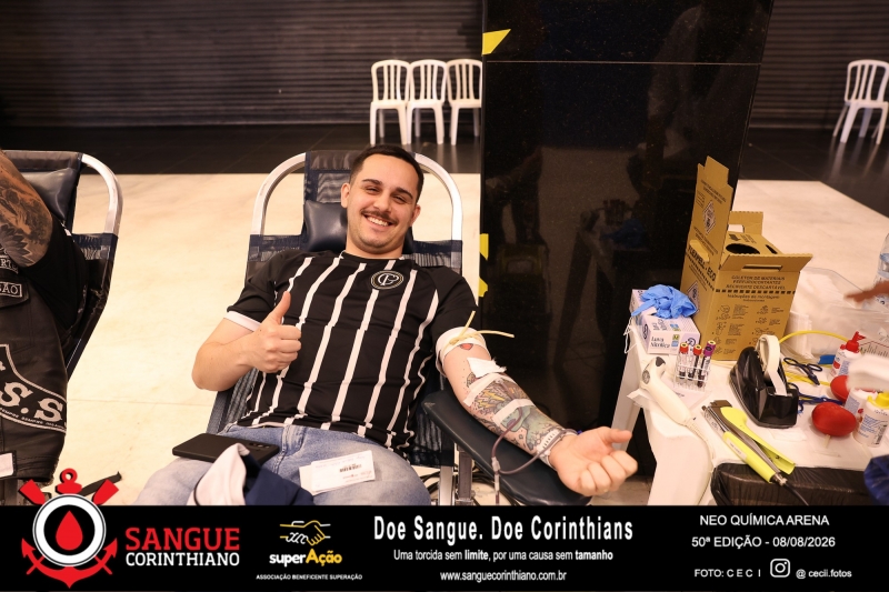 50º Edição - Campanha Sangue Corinthiano - Neo Quimíca Arena - 08 de Agosto 2026