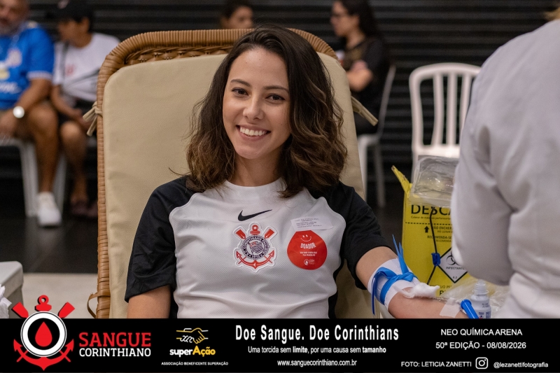 50º Edição - Campanha Sangue Corinthiano - Neo Quimíca Arena - 08 de Agosto 2026