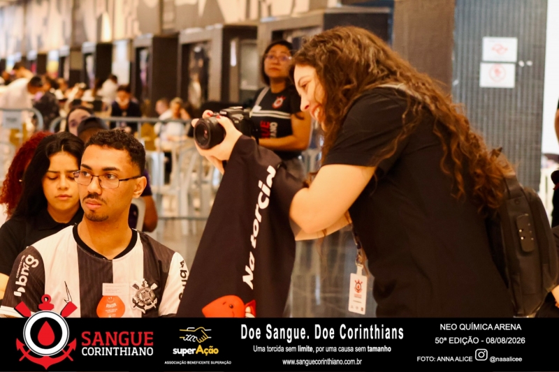 50º Edição - Campanha Sangue Corinthiano - Neo Quimíca Arena - 08 de Agosto 2026