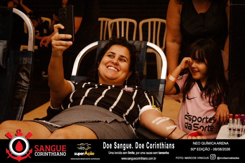 50º Edição - Campanha Sangue Corinthiano - Neo Quimíca Arena - 08 de Agosto 2026