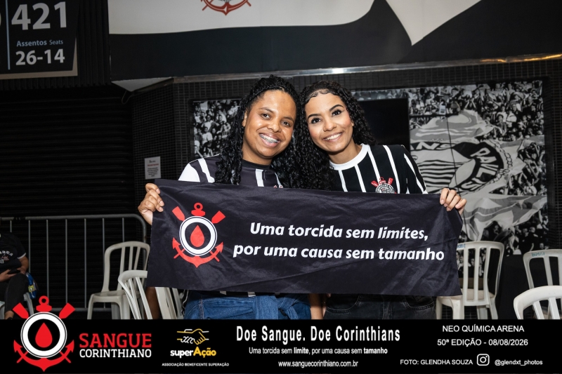 50º Edição - Campanha Sangue Corinthiano - Neo Quimíca Arena - 08 de Agosto 2026