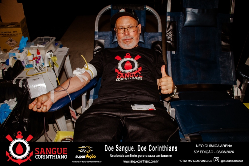 50º Edição - Campanha Sangue Corinthiano - Neo Quimíca Arena - 08 de Agosto 2026