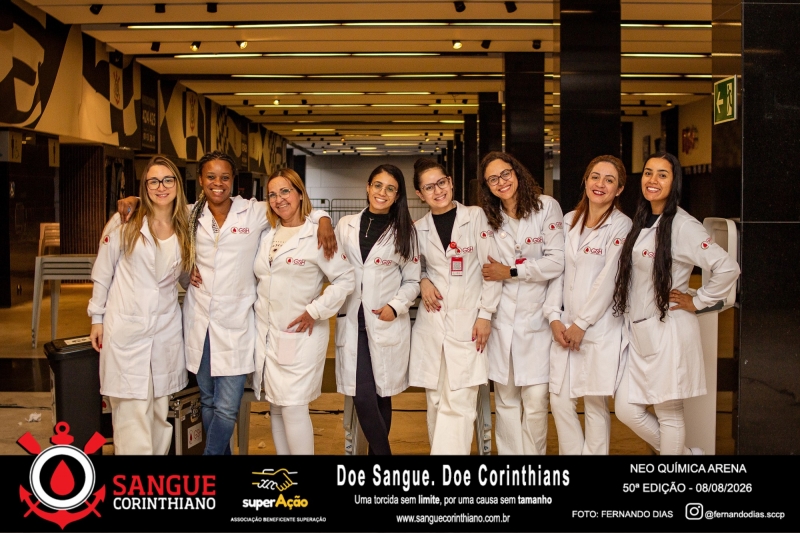 50º Edição - Campanha Sangue Corinthiano - Neo Quimíca Arena - 08 de Agosto 2026