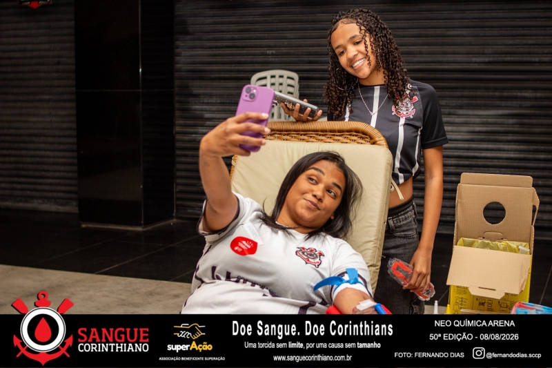 50º Edição - Campanha Sangue Corinthiano - Neo Quimíca Arena - 08 de Agosto 2026