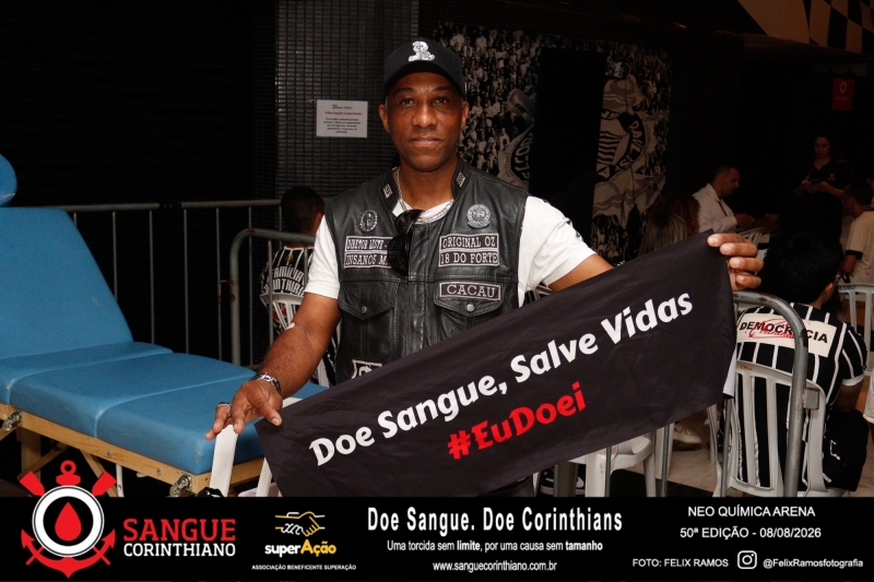 50º Edição - Campanha Sangue Corinthiano - Neo Quimíca Arena - 08 de Agosto 2026