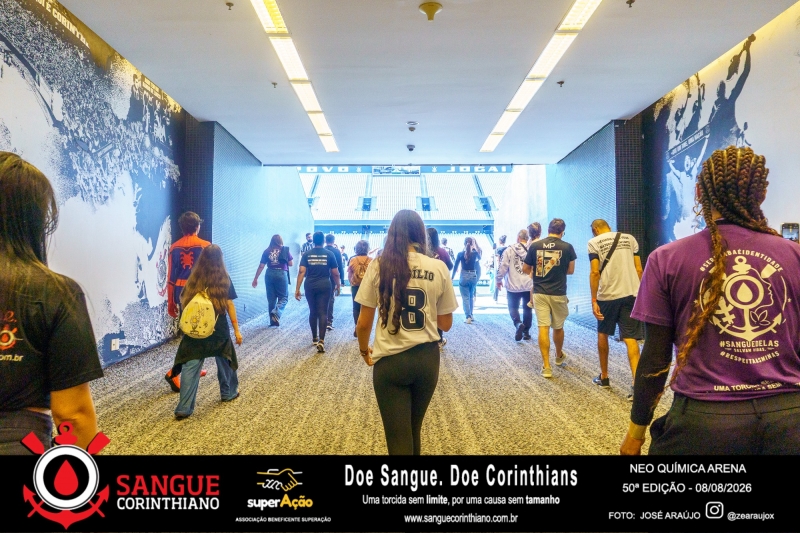 50º Edição - Campanha Sangue Corinthiano - Neo Quimíca Arena - 08 de Agosto 2026
