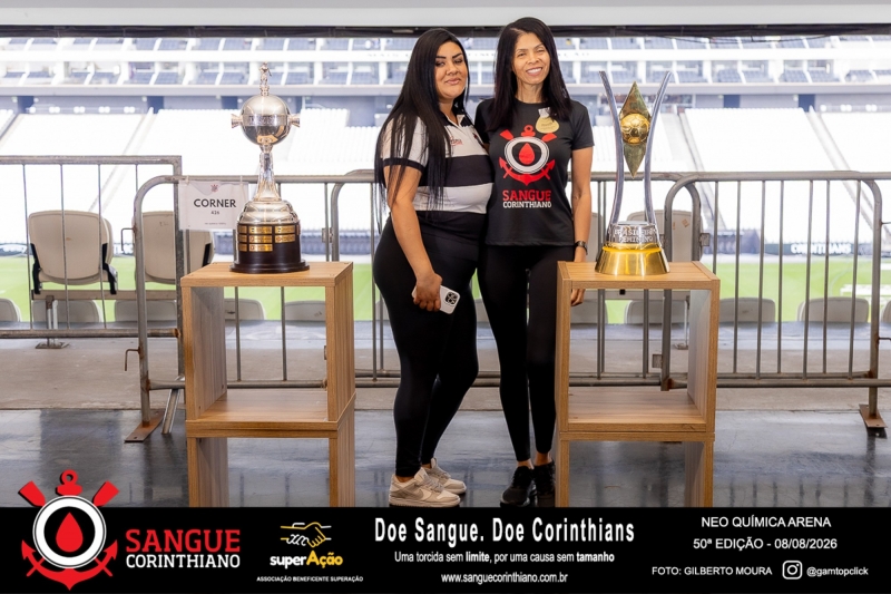 50º Edição - Campanha Sangue Corinthiano - Neo Quimíca Arena - 08 de Agosto 2026