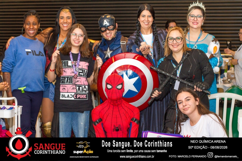 50º Edição - Campanha Sangue Corinthiano - Neo Quimíca Arena - 08 de Agosto 2026