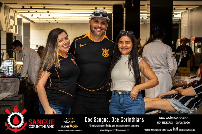 50º Edição - Campanha Sangue Corinthiano - Neo Quimíca Arena - 08 de Agosto 2026