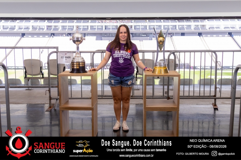 50º Edição - Campanha Sangue Corinthiano - Neo Quimíca Arena - 08 de Agosto 2026
