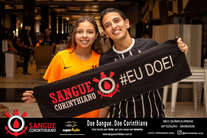 50º Edição - Campanha Sangue Corinthiano - Neo Quimíca Arena - 08 de Agosto 2026