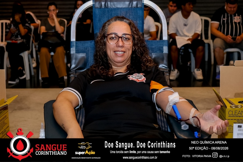 50º Edição - Campanha Sangue Corinthiano - Neo Quimíca Arena - 08 de Agosto 2026