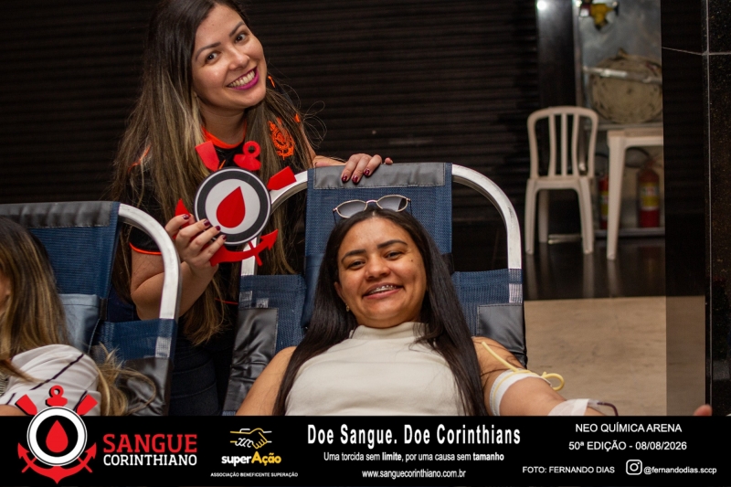 50º Edição - Campanha Sangue Corinthiano - Neo Quimíca Arena - 08 de Agosto 2026