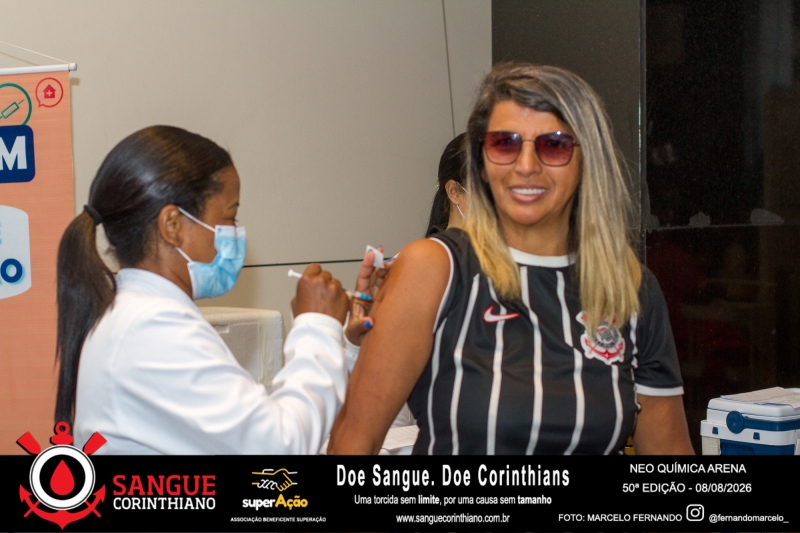 50º Edição - Campanha Sangue Corinthiano - Neo Quimíca Arena - 08 de Agosto 2026