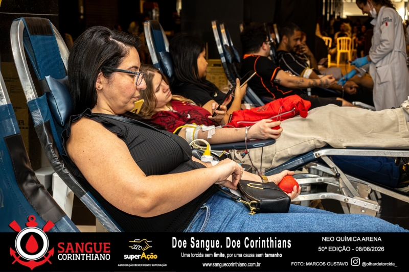 50º Edição - Campanha Sangue Corinthiano - Neo Quimíca Arena - 08 de Agosto 2026