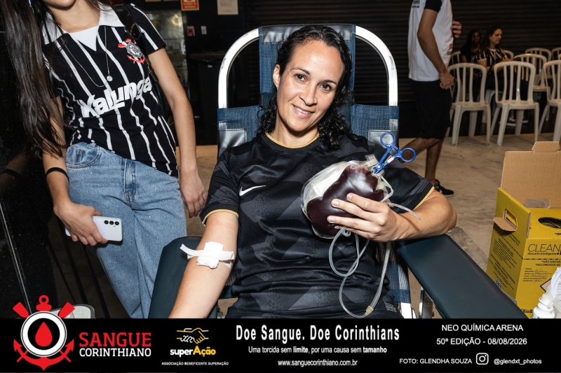 50º Edição - Campanha Sangue Corinthiano - Neo Quimíca Arena - 08 de Agosto 2026