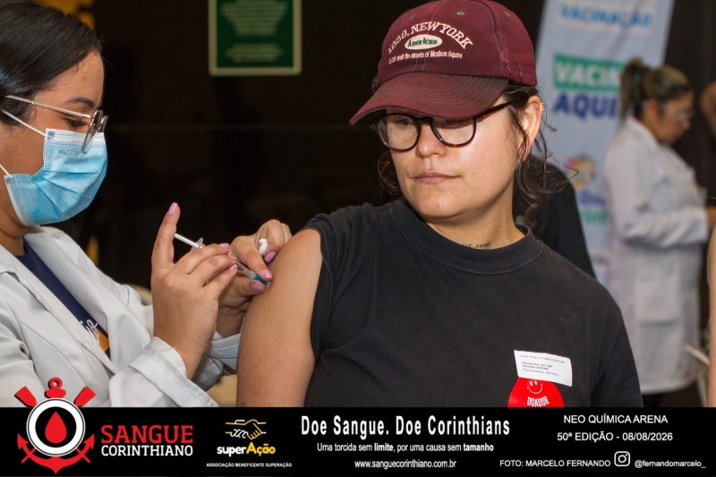 50º Edição - Campanha Sangue Corinthiano - Neo Quimíca Arena - 08 de Agosto 2026